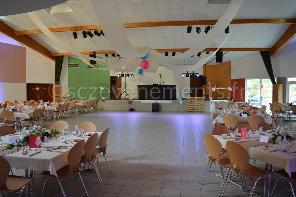 déco salle mariage shorbach